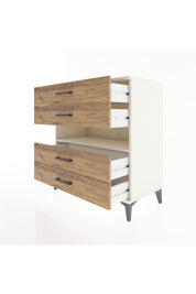 Hyperion Şifonyer Tek Raflı 4 Çekmeceli 88x44x96 - S37M021V3B