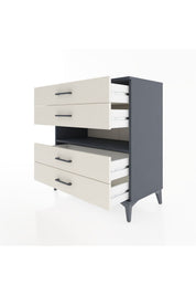 Hyperion Şifonyer Tek Raflı 4 Çekmeceli 88x44x96 - S37M021V4B