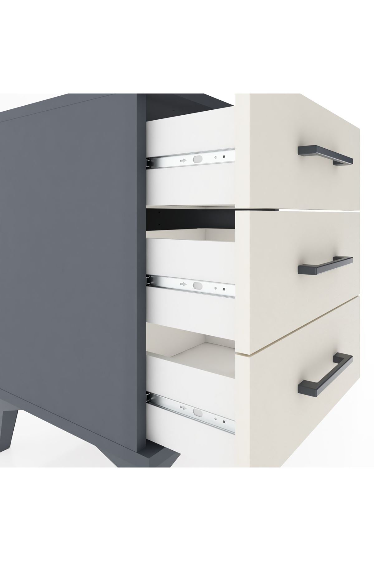 Hyperion Komodin 3 Çekmeceli 44x44x64 - S40M001V4B