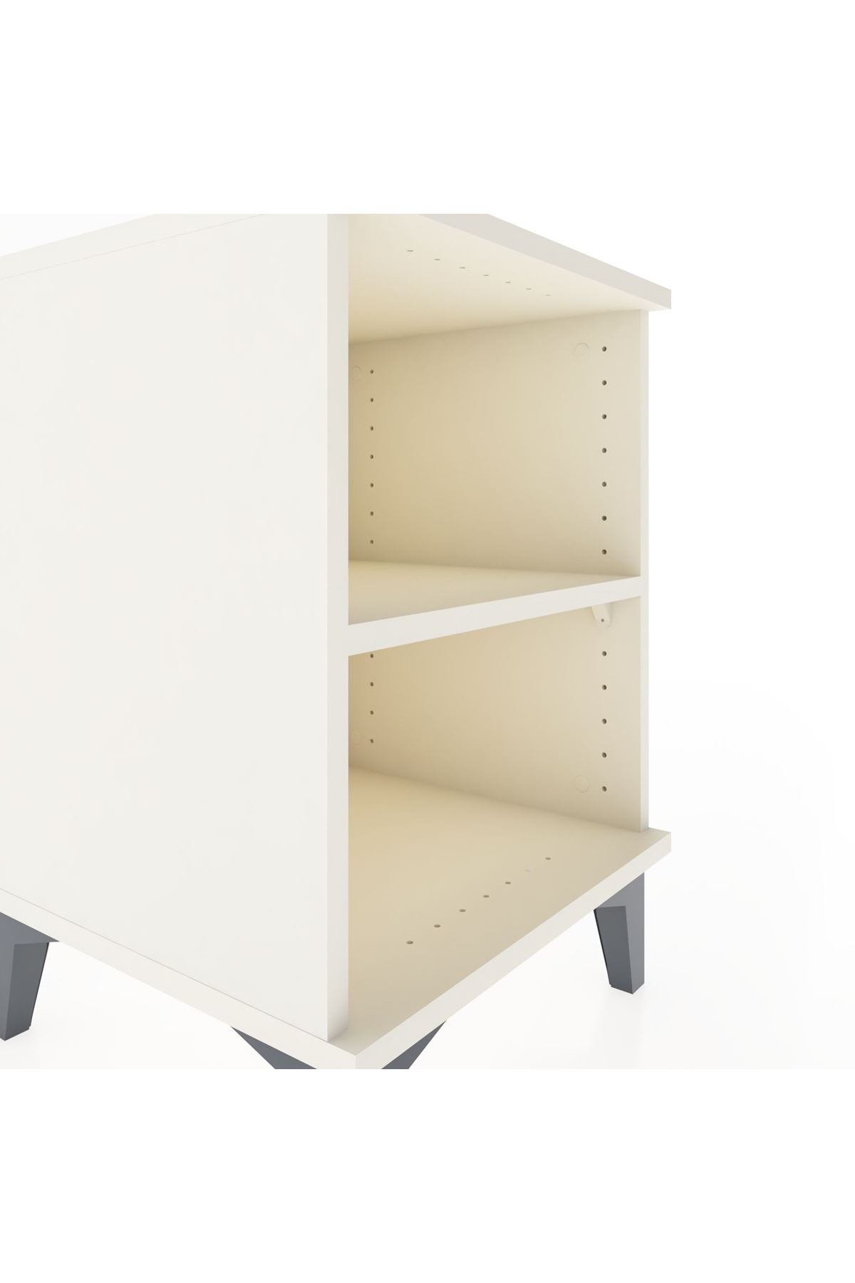 Hyperion Komodin Tek Raflı 44x44x64 - S40M005V1B