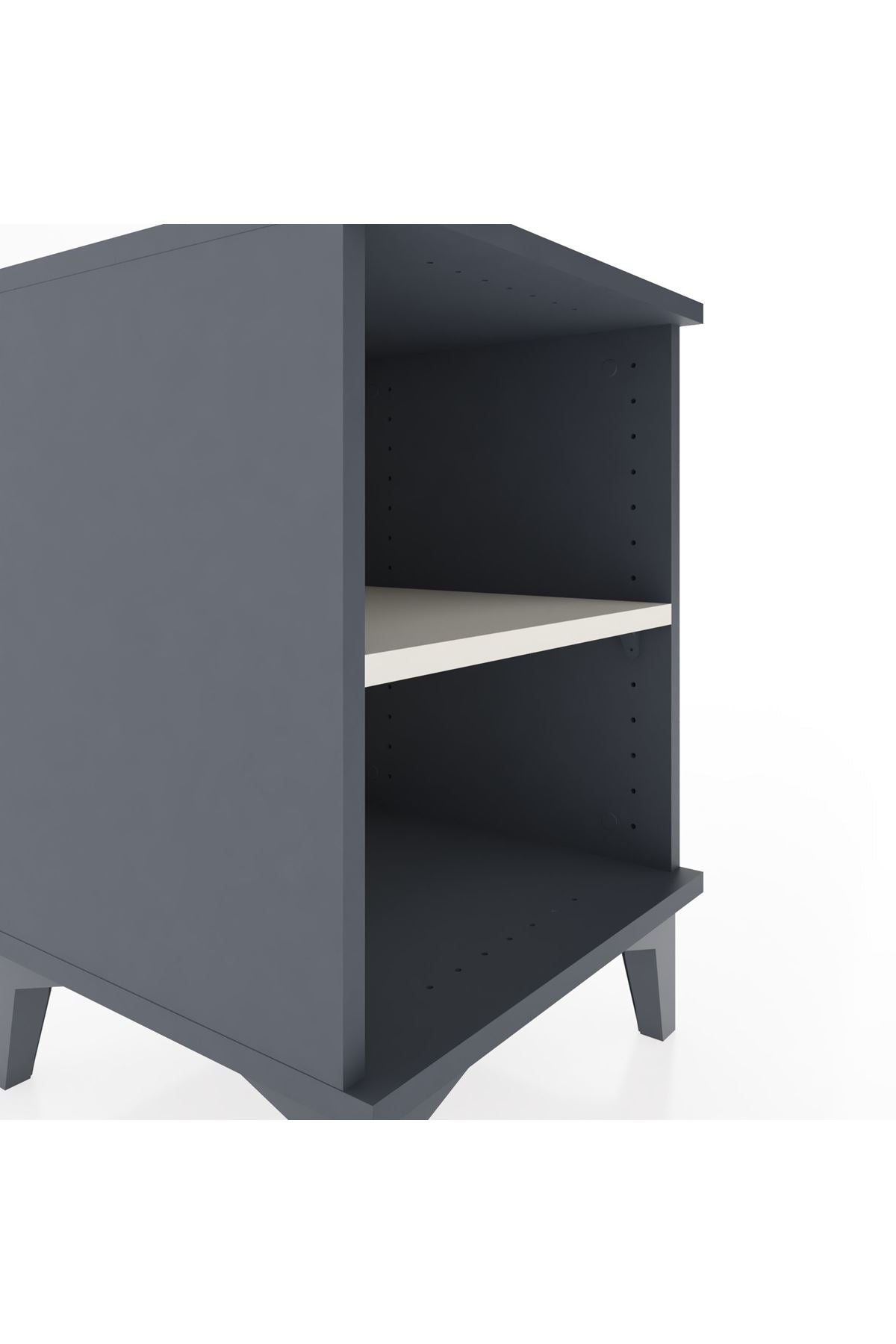 Hyperion Komodin Tek Raflı 44x44x64 - S40M005V4B