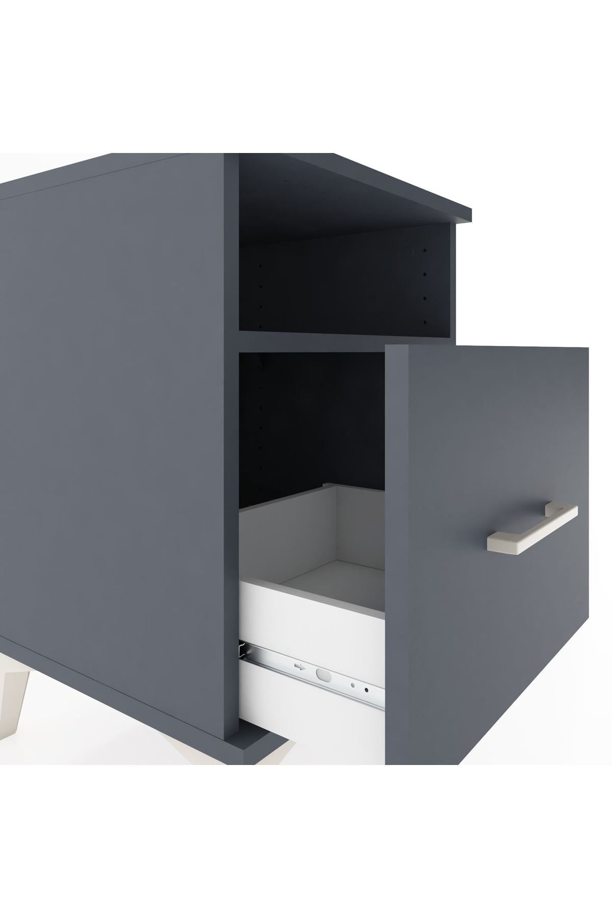 Hyperion Komodin Tek Raflı Tek Çekmeceli 44x44x64 - S40M008V5B