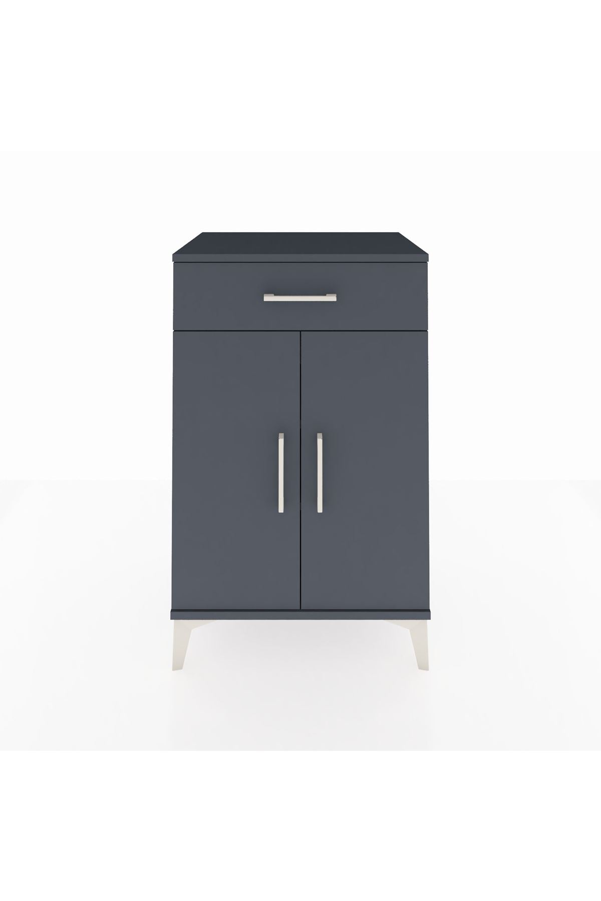 Hyperion Komodin 2 Raflı Tek Çekmeceli 2 Kapaklı 60x44x96 - S47M042V5B