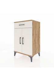 Hyperion Komodin 2 Raflı Tek Çekmeceli 2 Kapaklı 60x44x96 - S47M042V7B