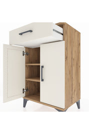 Hyperion Komodin 2 Raflı Tek Çekmeceli 2 Kapaklı 60x44x96 - S47M042V7B