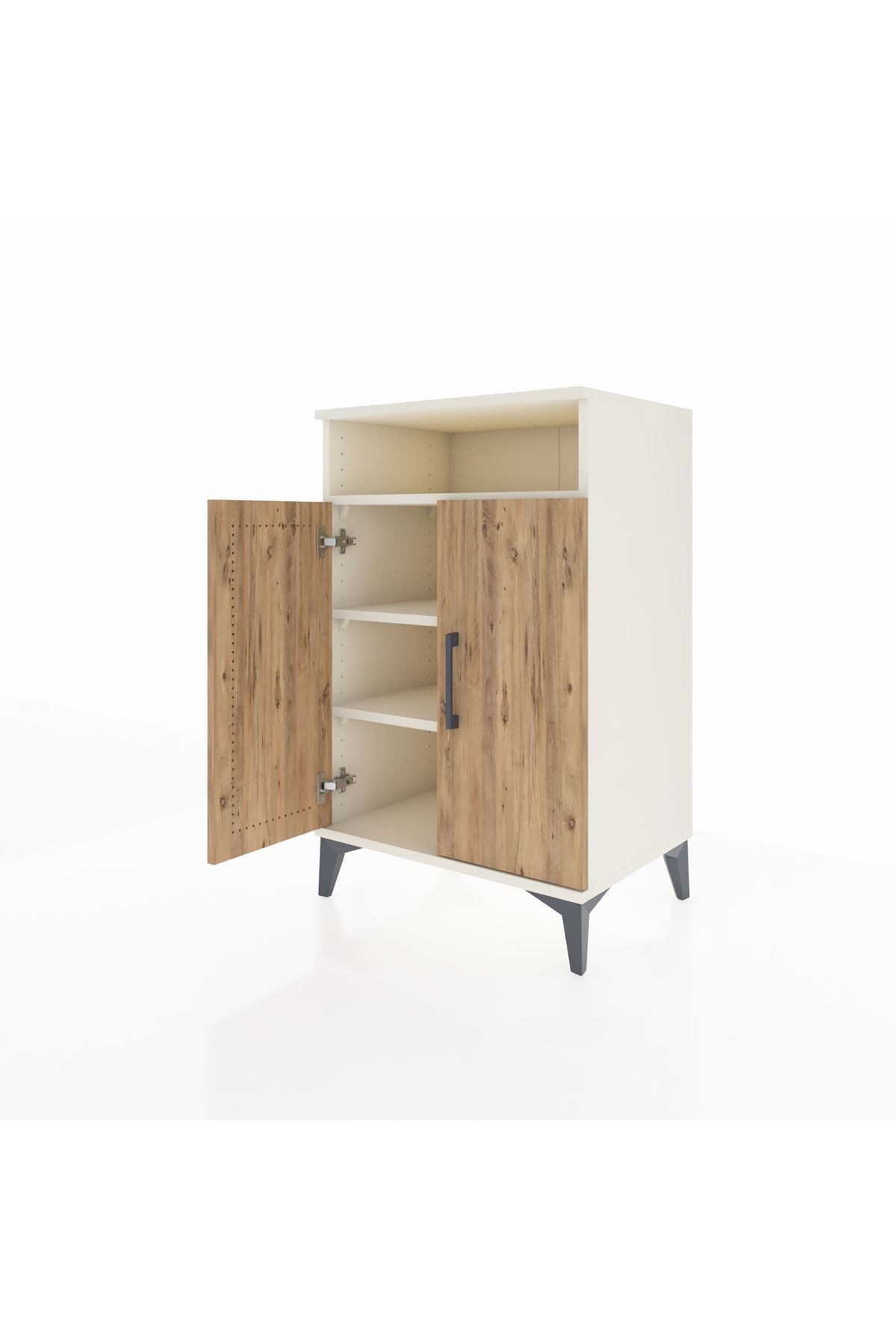 Hyperion Komodin 3 Raflı 2 Kapaklı 60x44x96 - S47M043V3B