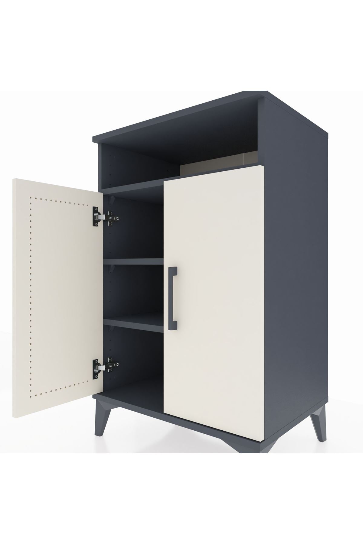 Hyperion Komodin 3 Raflı 2 Kapaklı 60x44x96 - S47M043V4B