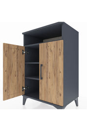 Hyperion Komodin 3 Raflı 2 Kapaklı 60x44x96 - S47M043V6B