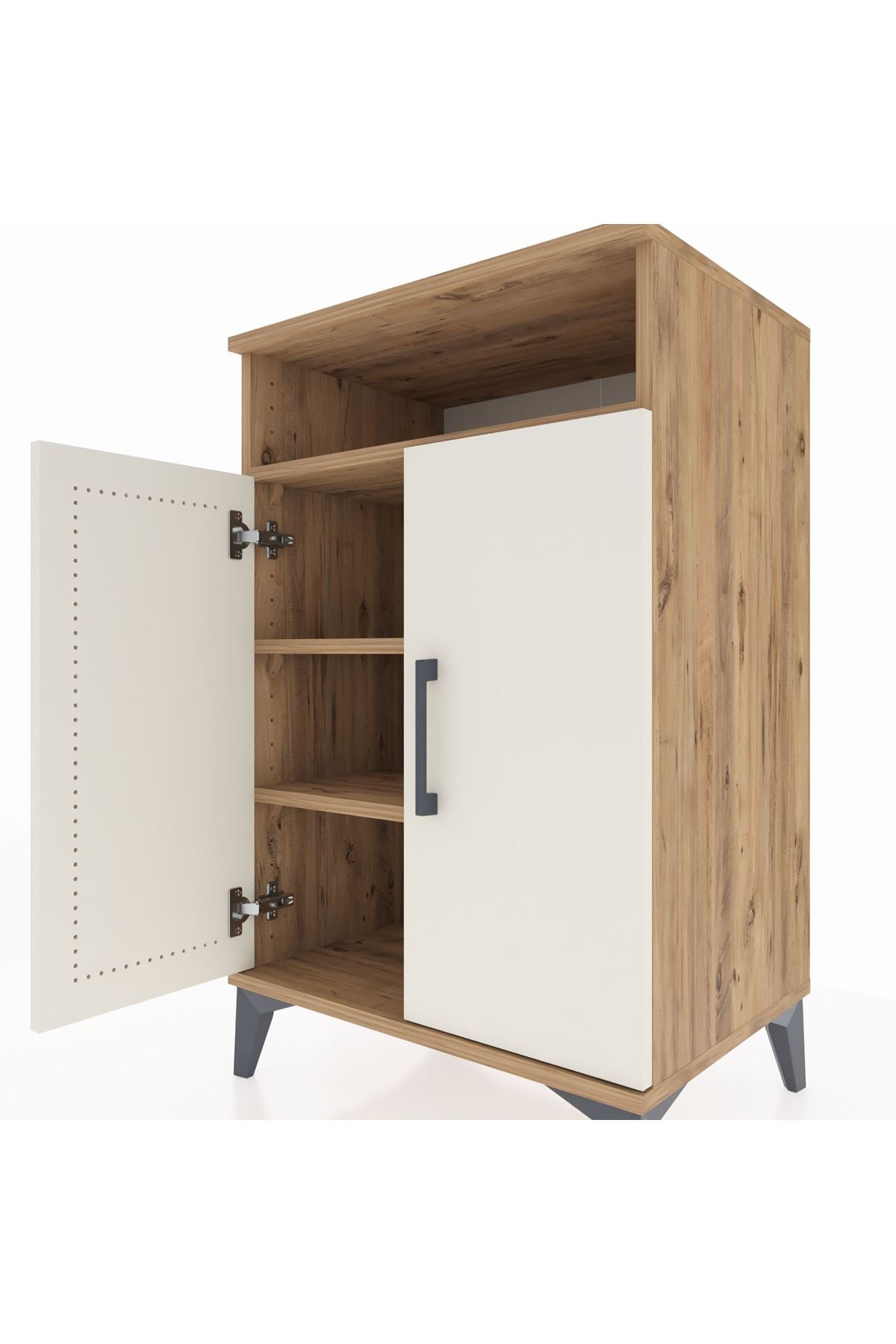 Hyperion Komodin 3 Raflı 2 Kapaklı 60x44x96 - S47M043V7B