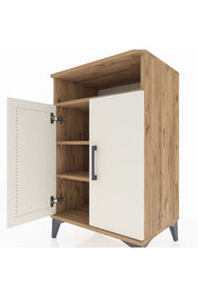 Hyperion Komodin 3 Raflı 2 Kapaklı 60x44x96 - S47M043V7B