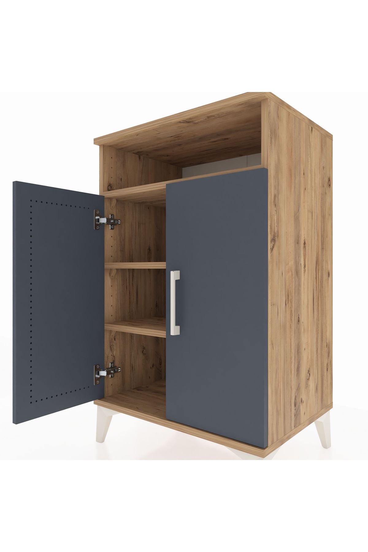 Hyperion Komodin 3 Raflı 2 Kapaklı 60x44x96 - S47M043V8B
