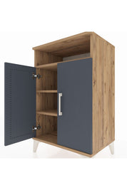 Hyperion Komodin 3 Raflı 2 Kapaklı 60x44x96 - S47M043V8B