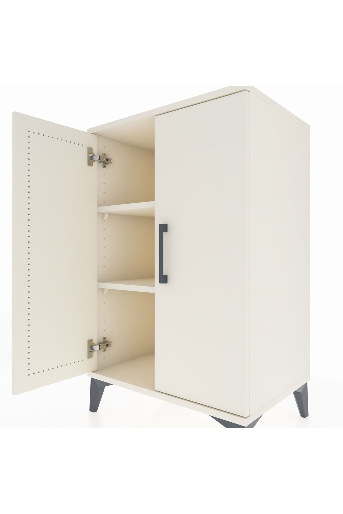 Hyperion Komodin 2 Raflı 2 Kapaklı 60x44x96 - S47M044V1B