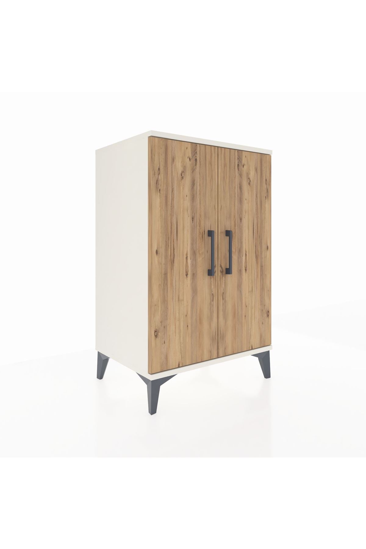 Hyperion Komodin 2 Raflı 2 Kapaklı 60x44x96 - S47M044V3B