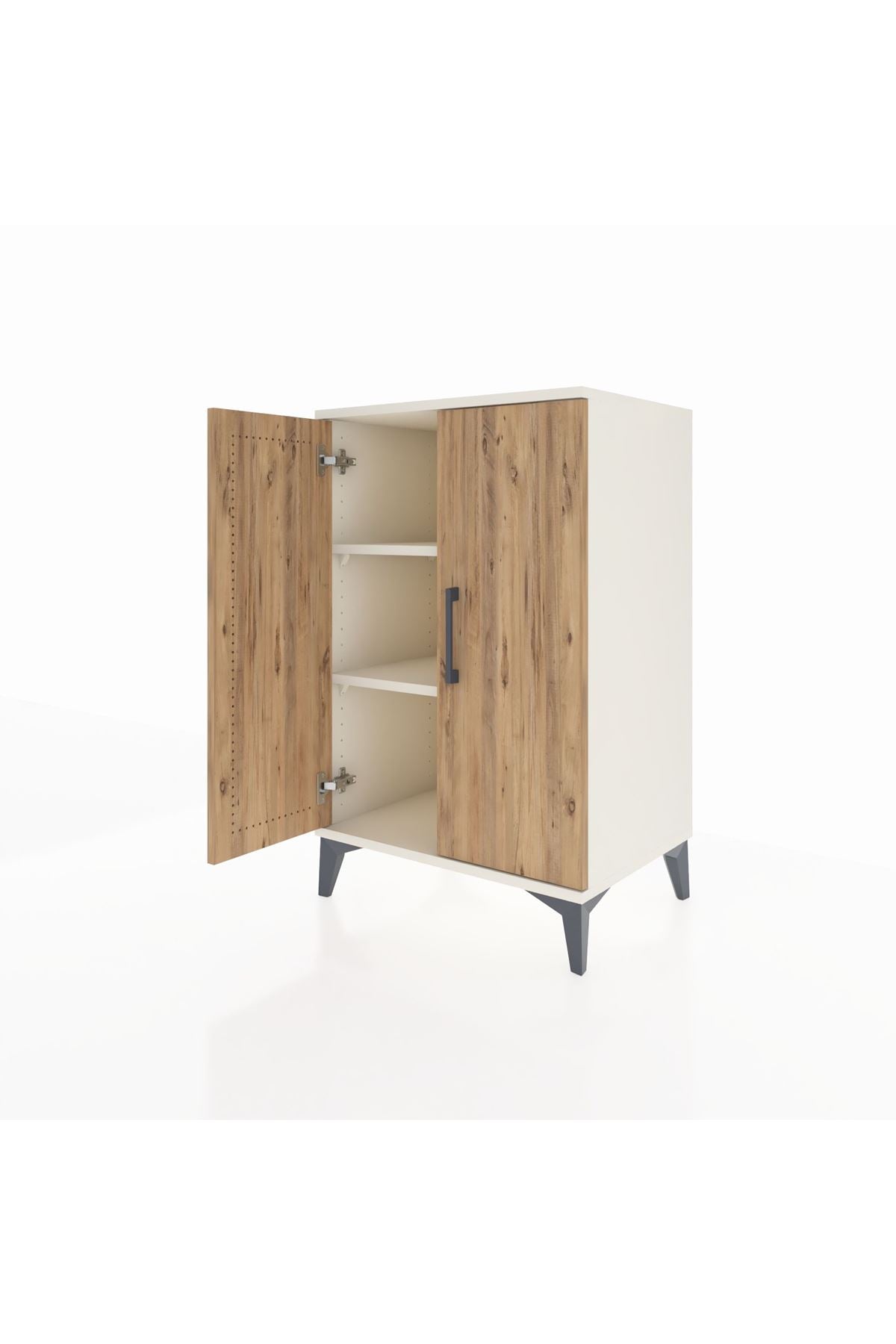 Hyperion Komodin 2 Raflı 2 Kapaklı 60x44x96 - S47M044V3B