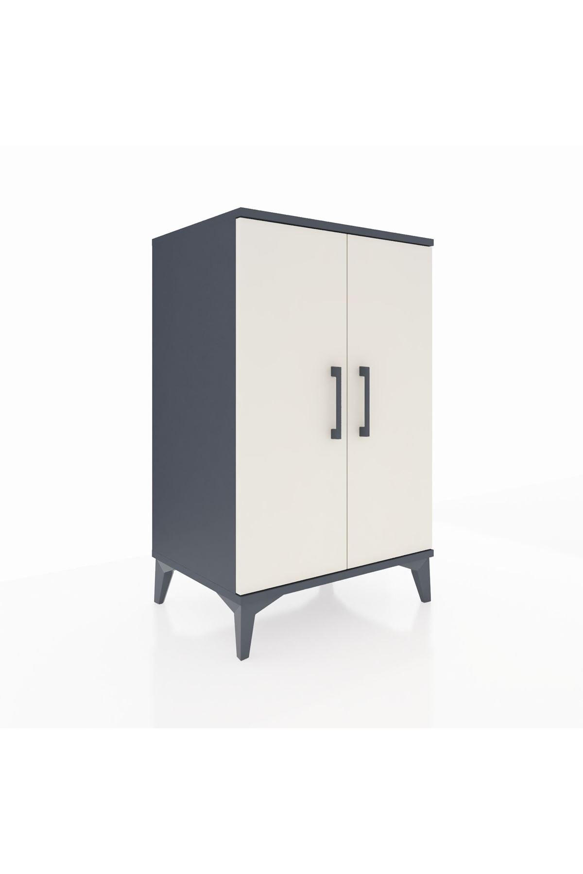 Hyperion Komodin 2 Raflı 2 Kapaklı 60x44x96 - S47M044V4B