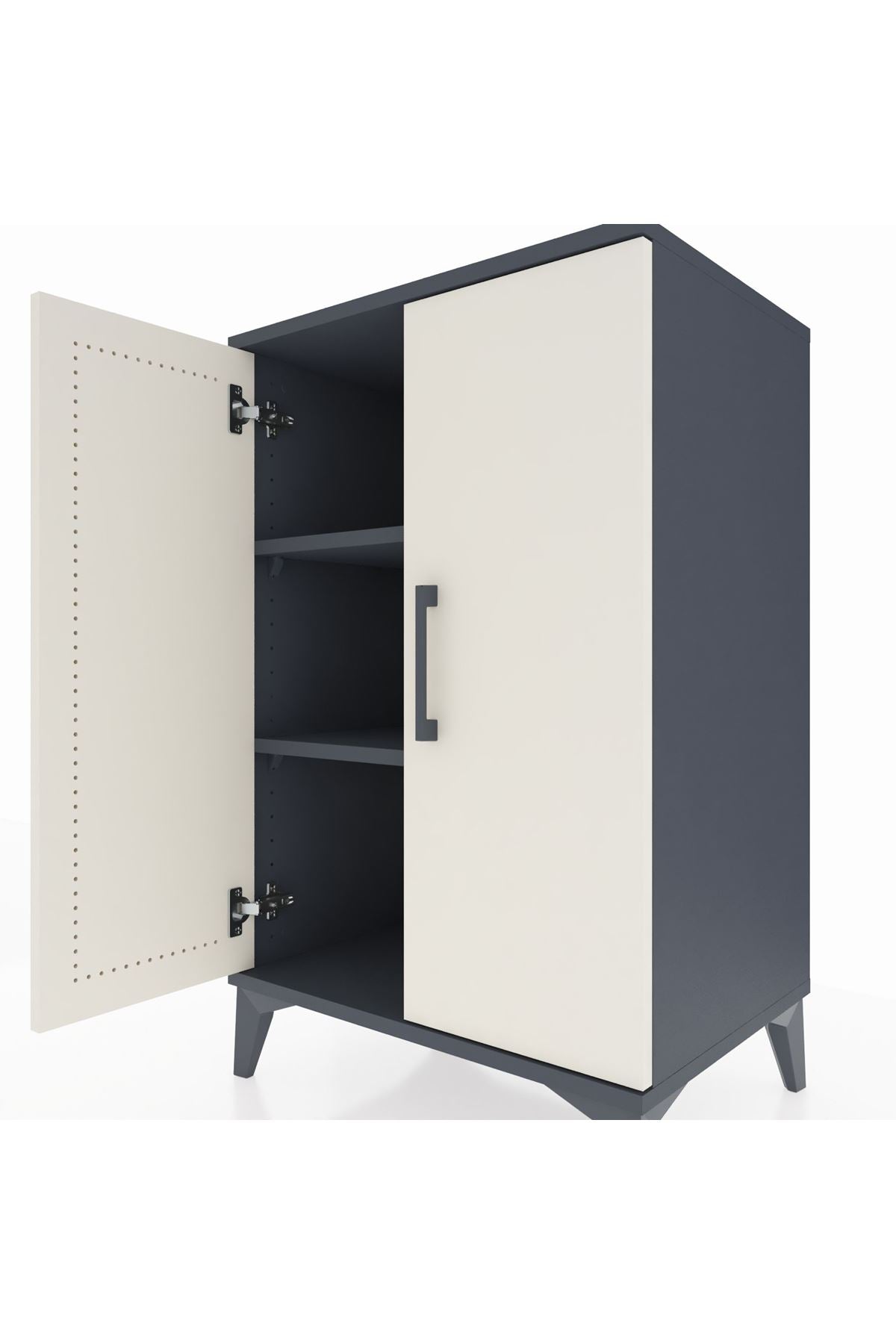 Hyperion Komodin 2 Raflı 2 Kapaklı 60x44x96 - S47M044V4B