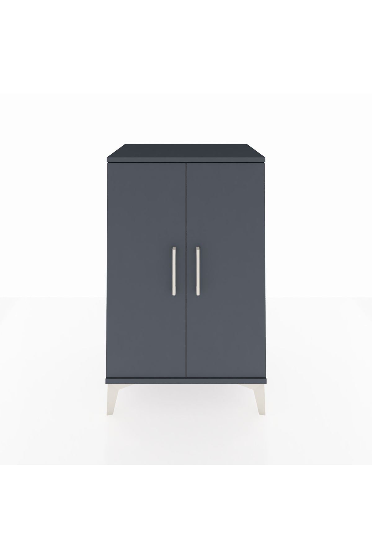 Hyperion Komodin 2 Raflı 2 Kapaklı 60x44x96 - S47M044V5B
