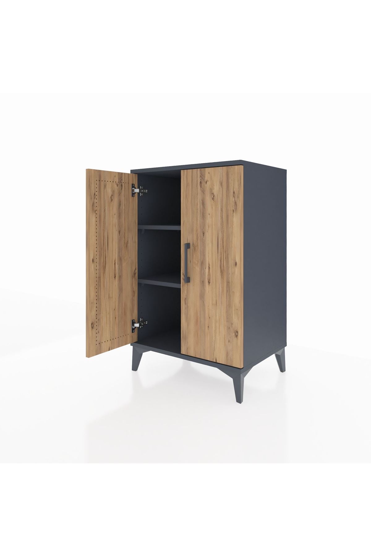 Hyperion Komodin 2 Raflı 2 Kapaklı 60x44x96 - S47M044V6B