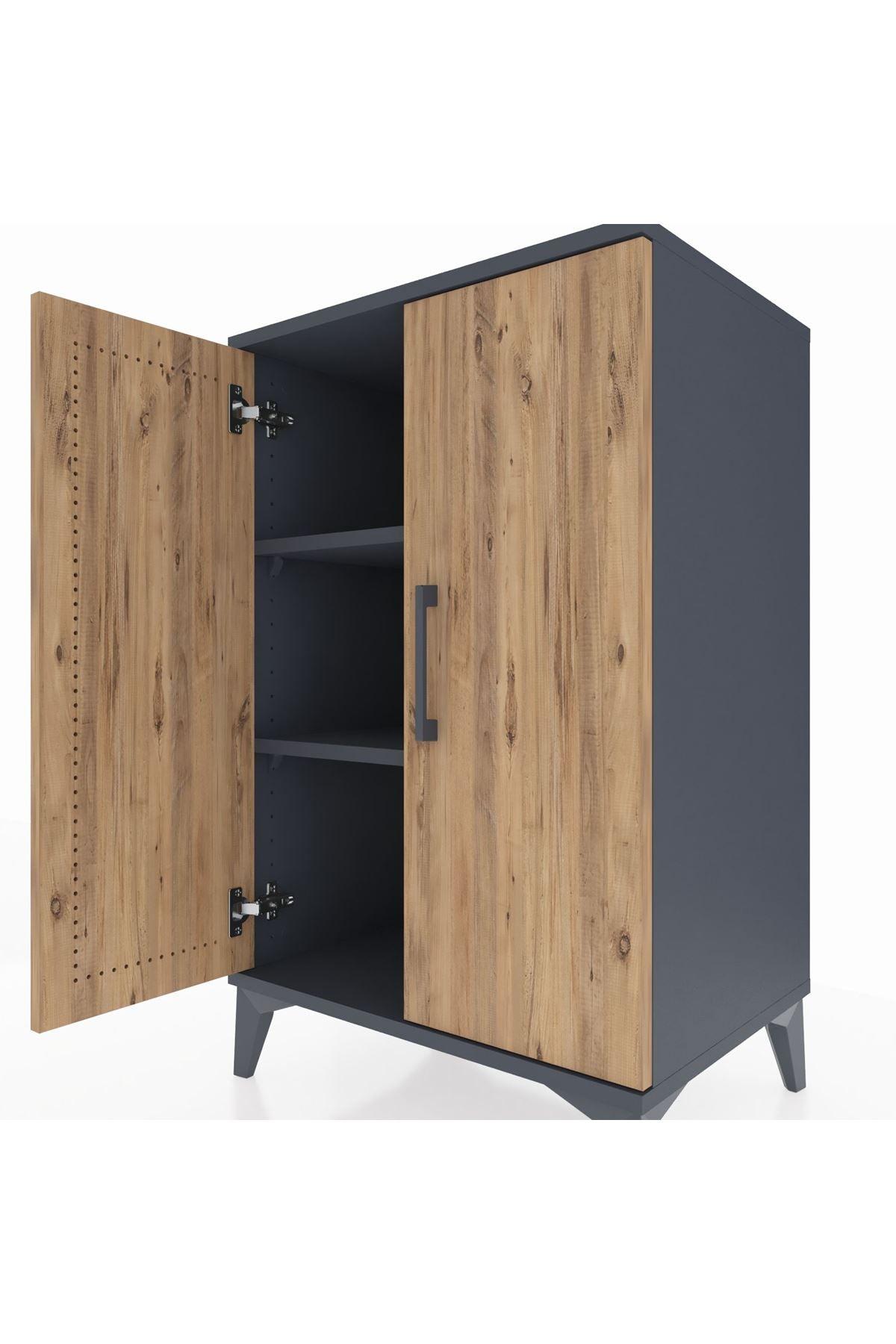 Hyperion Komodin 2 Raflı 2 Kapaklı 60x44x96 - S47M044V6B