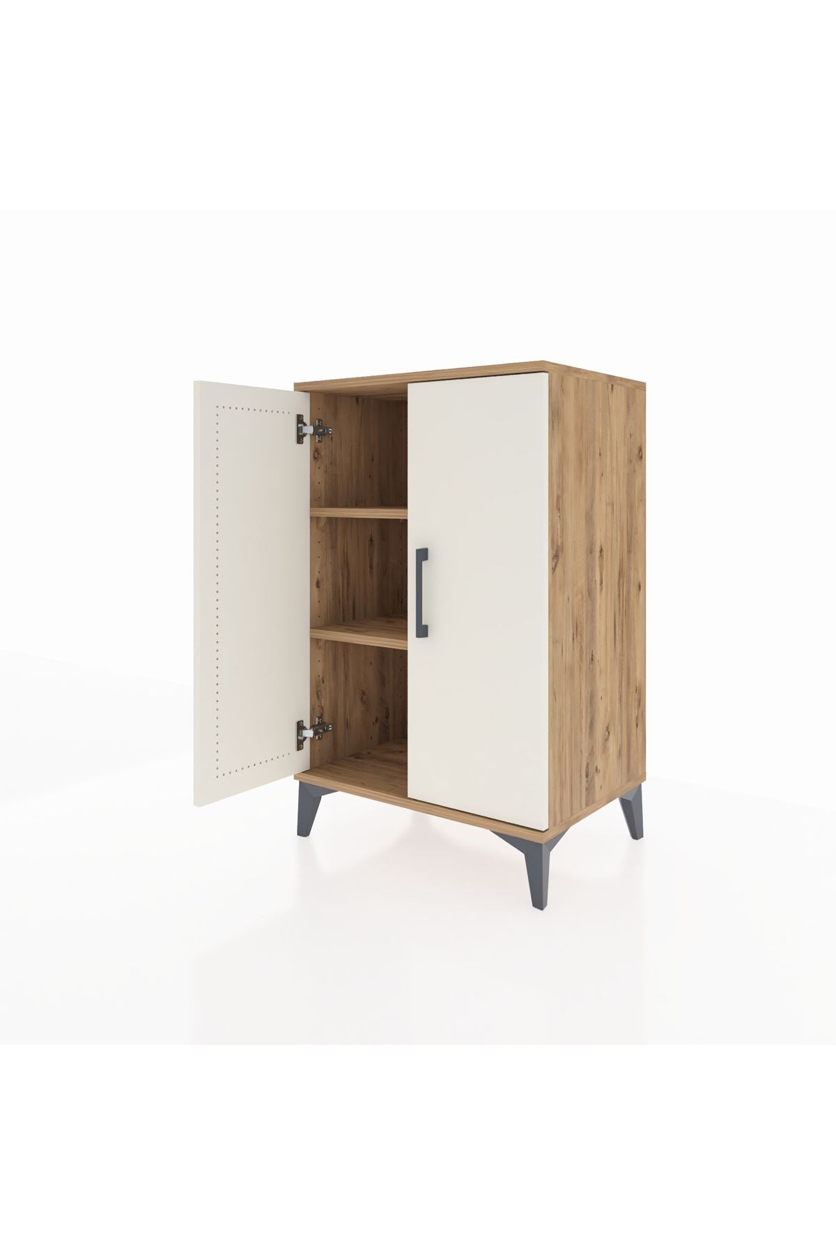 Hyperion Komodin 2 Raflı 2 Kapaklı 60x44x96 - S47M044V7B