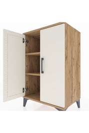 Hyperion Komodin 2 Raflı 2 Kapaklı 60x44x96 - S47M044V7B