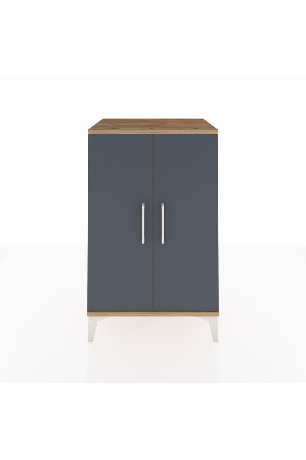 Hyperion Komodin 2 Raflı 2 Kapaklı 60x44x96 - S47M044V8B