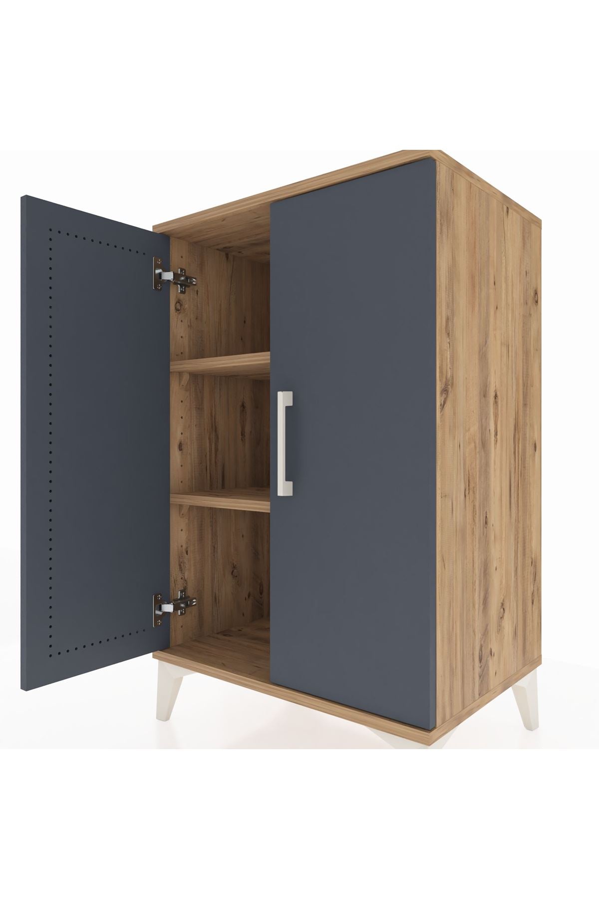 Hyperion Komodin 2 Raflı 2 Kapaklı 60x44x96 - S47M044V8B