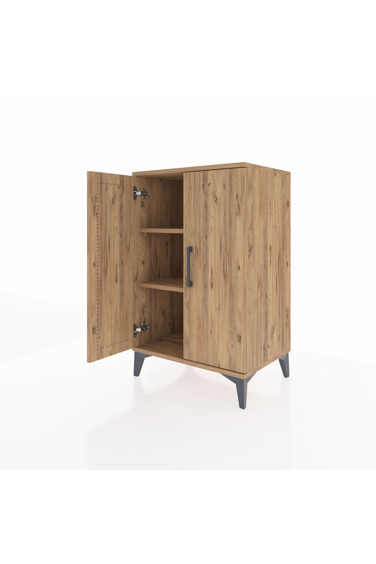 Hyperion Komodin 2 Raflı 2 Kapaklı 60x44x96 - S47M044V9B