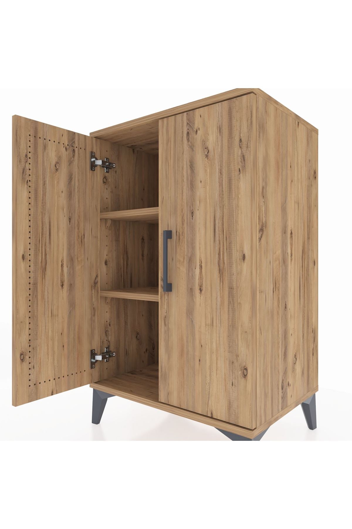 Hyperion Komodin 2 Raflı 2 Kapaklı 60x44x96 - S47M044V9B