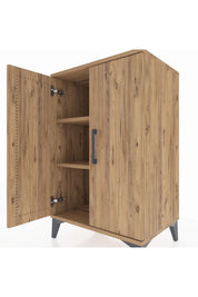 Hyperion Komodin 2 Raflı 2 Kapaklı 60x44x96 - S47M044V9B