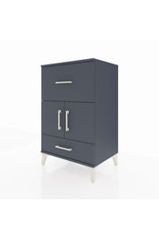 Hyperion Komodin Tek Raflı 2 Çekmeceli 2 Kapaklı 60x44x96 - S47M029V5B