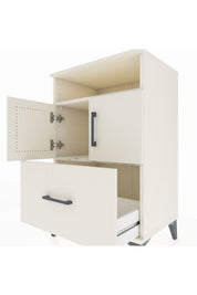 Hyperion Komodin 2 Raflı Tek Çekmeceli 2 Kapaklı 60x44x96 - S47M031V1B