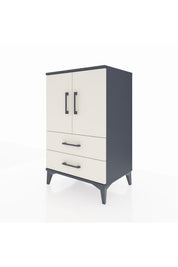 Hyperion Komodin 2 Raflı 2 Çekmeceli 2 Kapaklı 60x44x96 - S47M032V4B