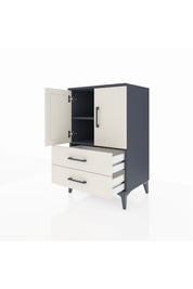 Hyperion Komodin 2 Raflı 2 Çekmeceli 2 Kapaklı 60x44x96 - S47M032V4B