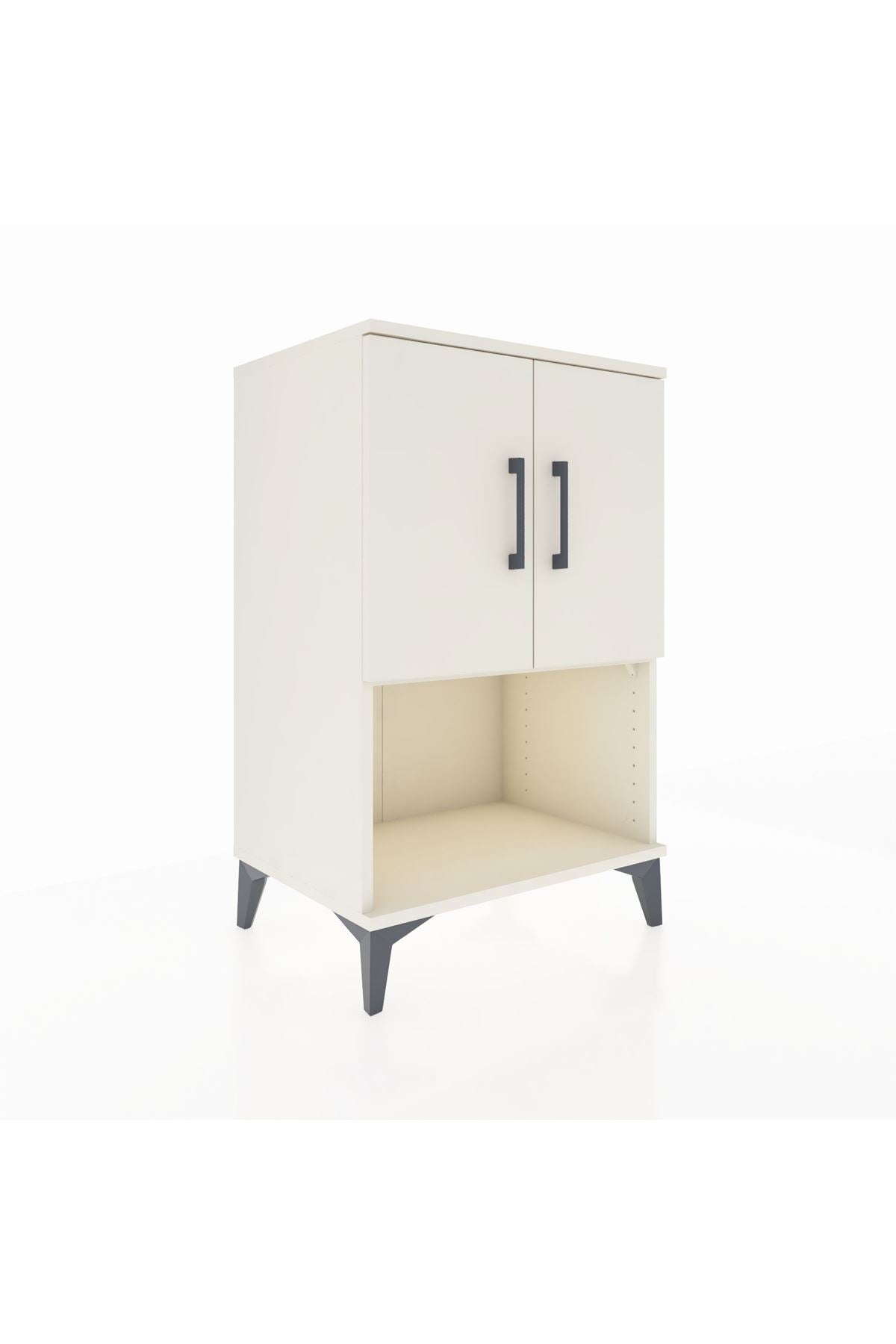 Hyperion Komodin 2 Raflı 2 Kapaklı 60x44x96 - S47M033V1B