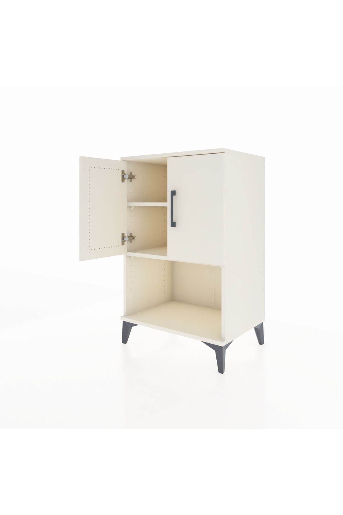Hyperion Komodin 2 Raflı 2 Kapaklı 60x44x96 - S47M033V1B