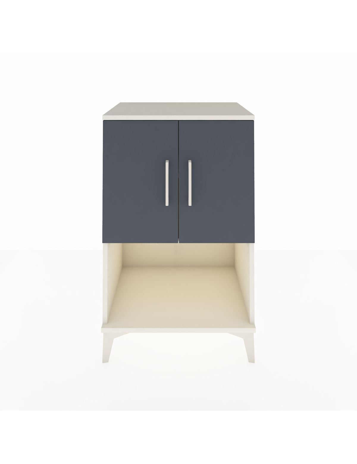 Hyperion Komodin 2 Raflı 2 Kapaklı 60x44x96 - S47M033V2B