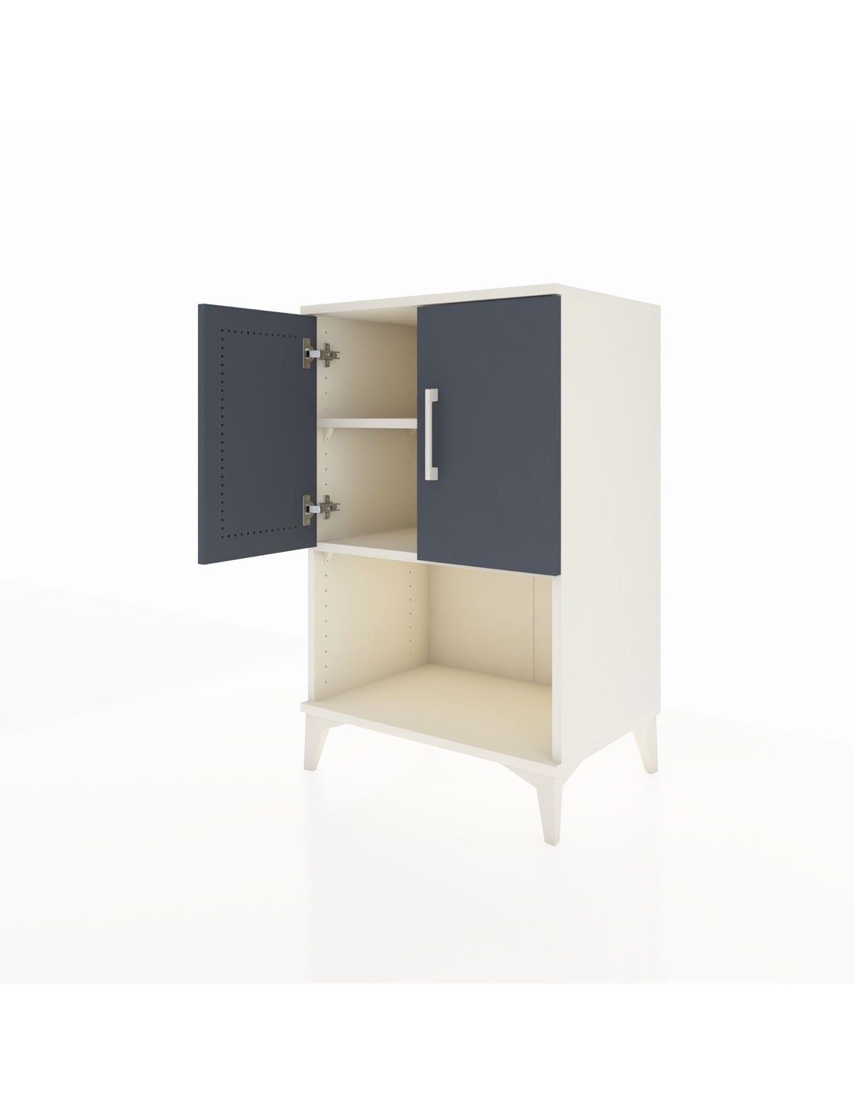 Hyperion Komodin 2 Raflı 2 Kapaklı 60x44x96 - S47M033V2B