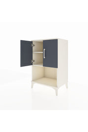 Hyperion Komodin 2 Raflı 2 Kapaklı 60x44x96 - S47M033V2B