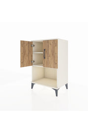 Hyperion Komodin 2 Raflı 2 Kapaklı 60x44x96 - S47M033V3B