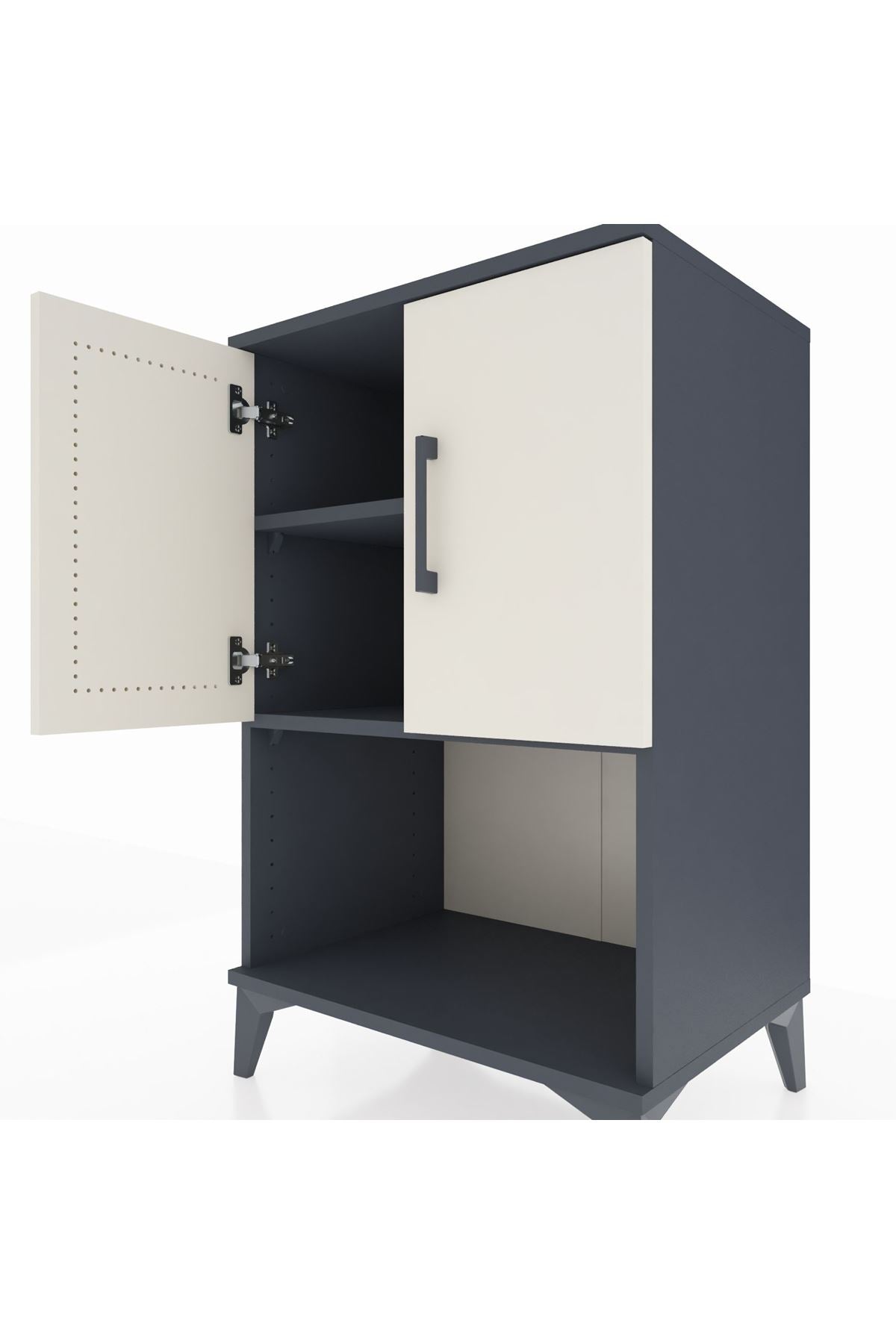 Hyperion Komodin 2 Raflı 2 Kapaklı 60x44x96 - S47M033V4B