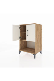 Hyperion Komodin 2 Raflı 2 Kapaklı 60x44x96 - S47M033V7B