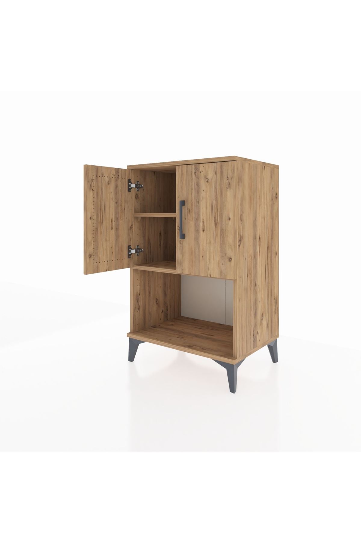Hyperion Komodin 2 Raflı 2 Kapaklı 60x44x96 - S47M033V9B