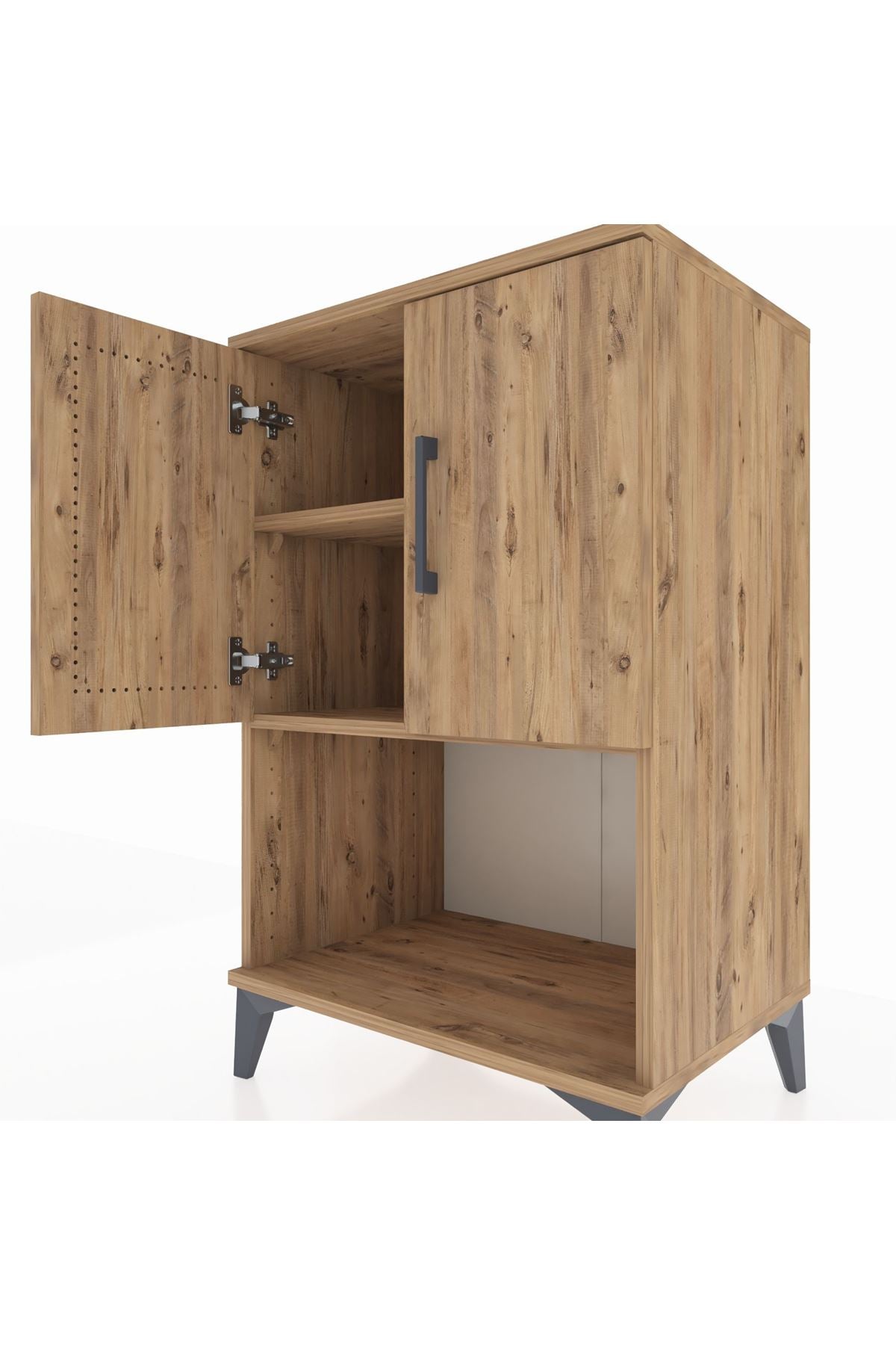 Hyperion Komodin 2 Raflı 2 Kapaklı 60x44x96 - S47M033V9B