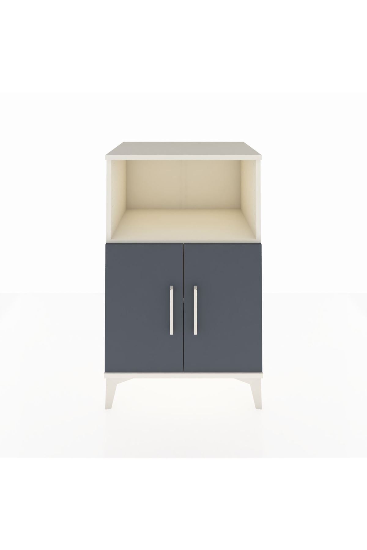 Hyperion Komodin 2 Raflı 2 Kapaklı 60x44x96 - S47M036V2B