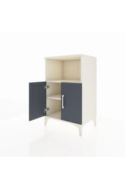 Hyperion Komodin 2 Raflı 2 Kapaklı 60x44x96 - S47M036V2B