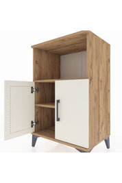 Hyperion Komodin 2 Raflı 2 Kapaklı 60x44x96 - S47M036V7B