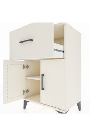 Hyperion Komodin Tek Raflı Tek Çekmeceli 2 Kapaklı 60x44x96 - S47M037V1B