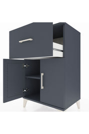 Hyperion Komodin Tek Raflı Tek Çekmeceli 2 Kapaklı 60x44x96 - S47M037V5B